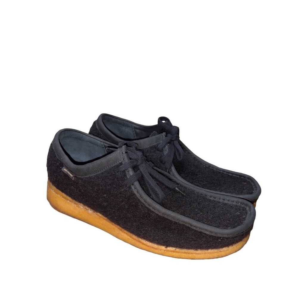 Clarks x Aime Leon Dore Black Casentino Wool Chukka Wallabee Shoes  Size: 11.5M